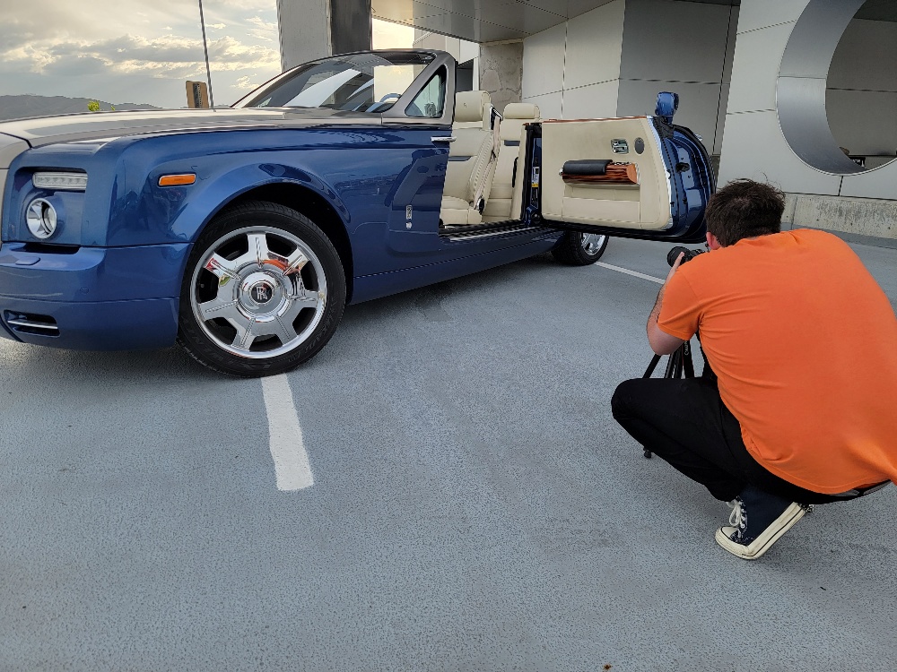 Rolls Royce photo shoot, rolls